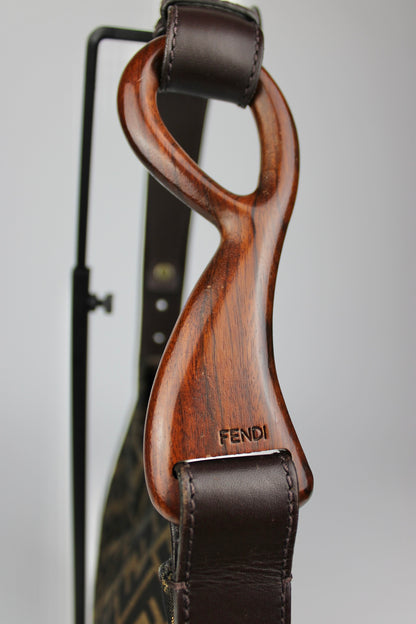 Fendi Zucca Oyster Shoulder Bag