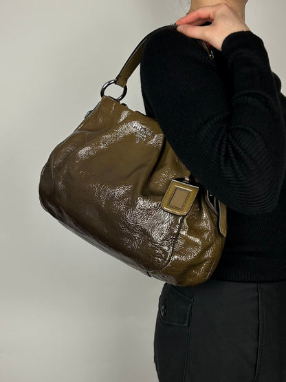 Prada Vernice Sfumata Ombré Patent Bag 2008