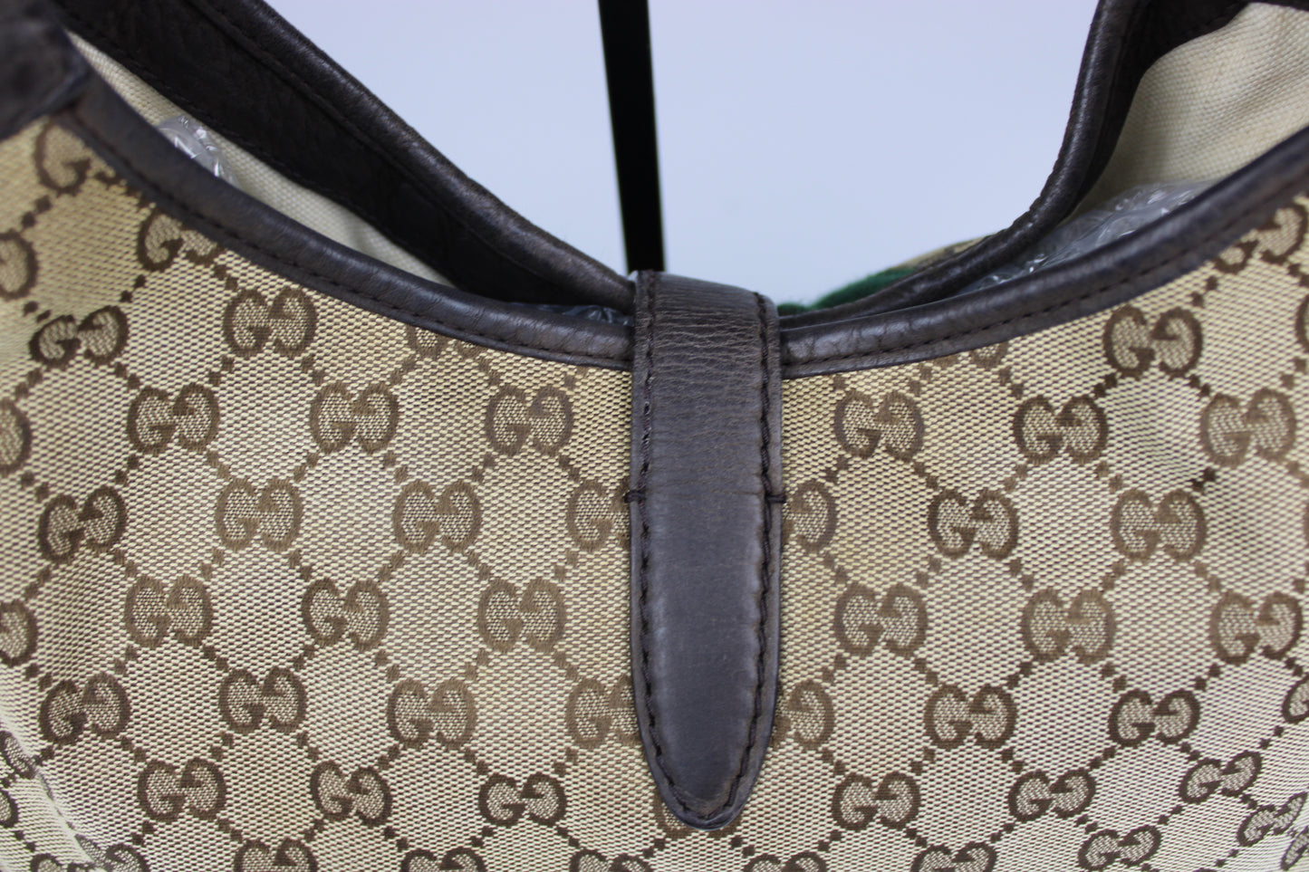 Gucci Monogram Hobo Jackie Bag