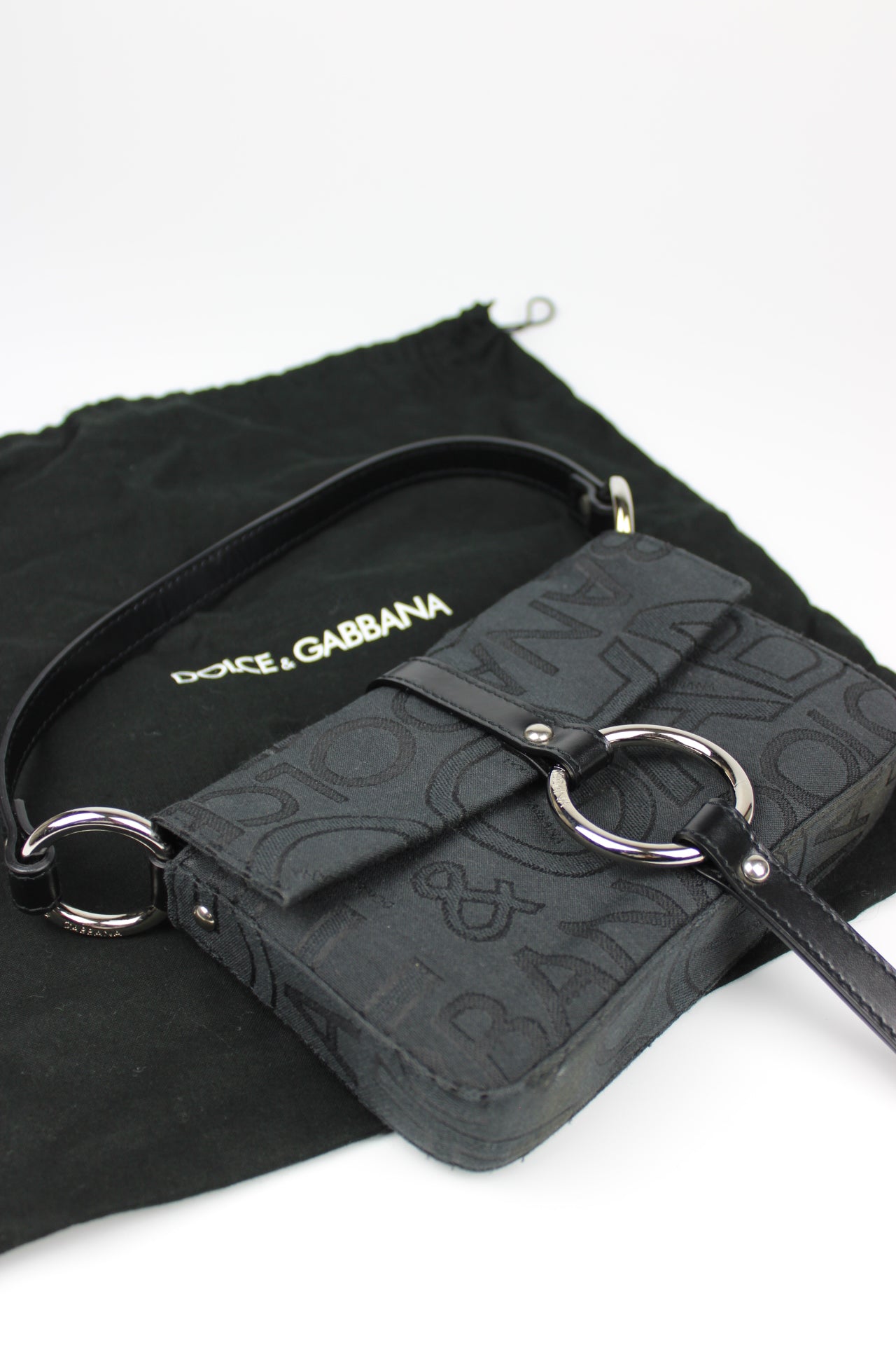 Dolce & Gabbana O-Ring Pochette Bag