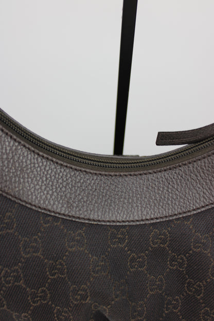 Gucci Monogram Abbey Denim Bag