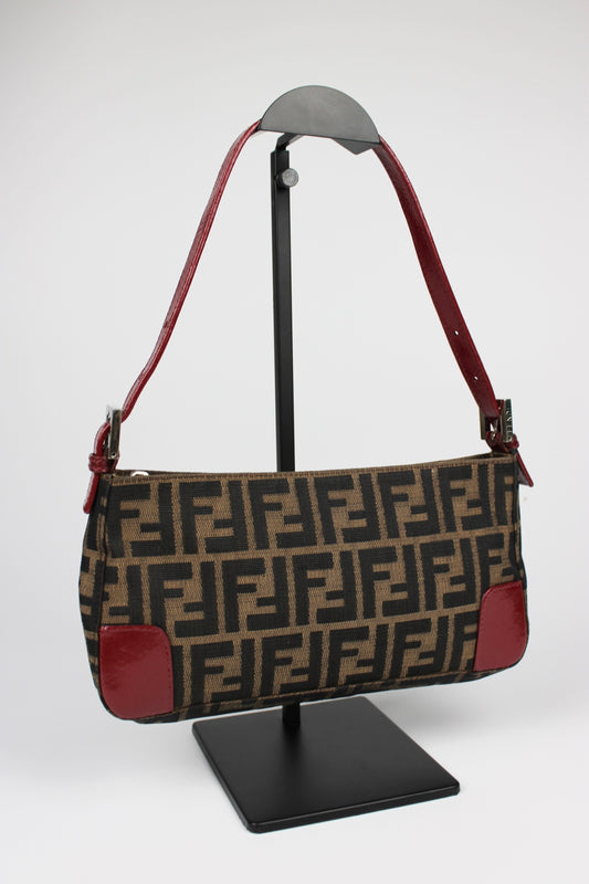 Fendi Zucca Pochette Bag (Restored)