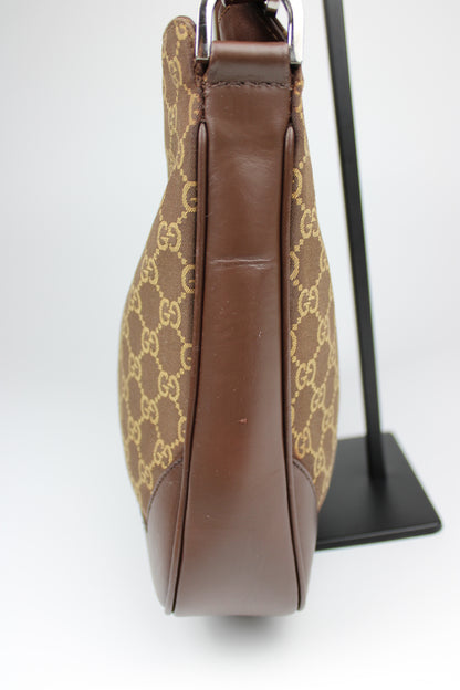 Gucci Monogram Bamboo Shoulder Bag