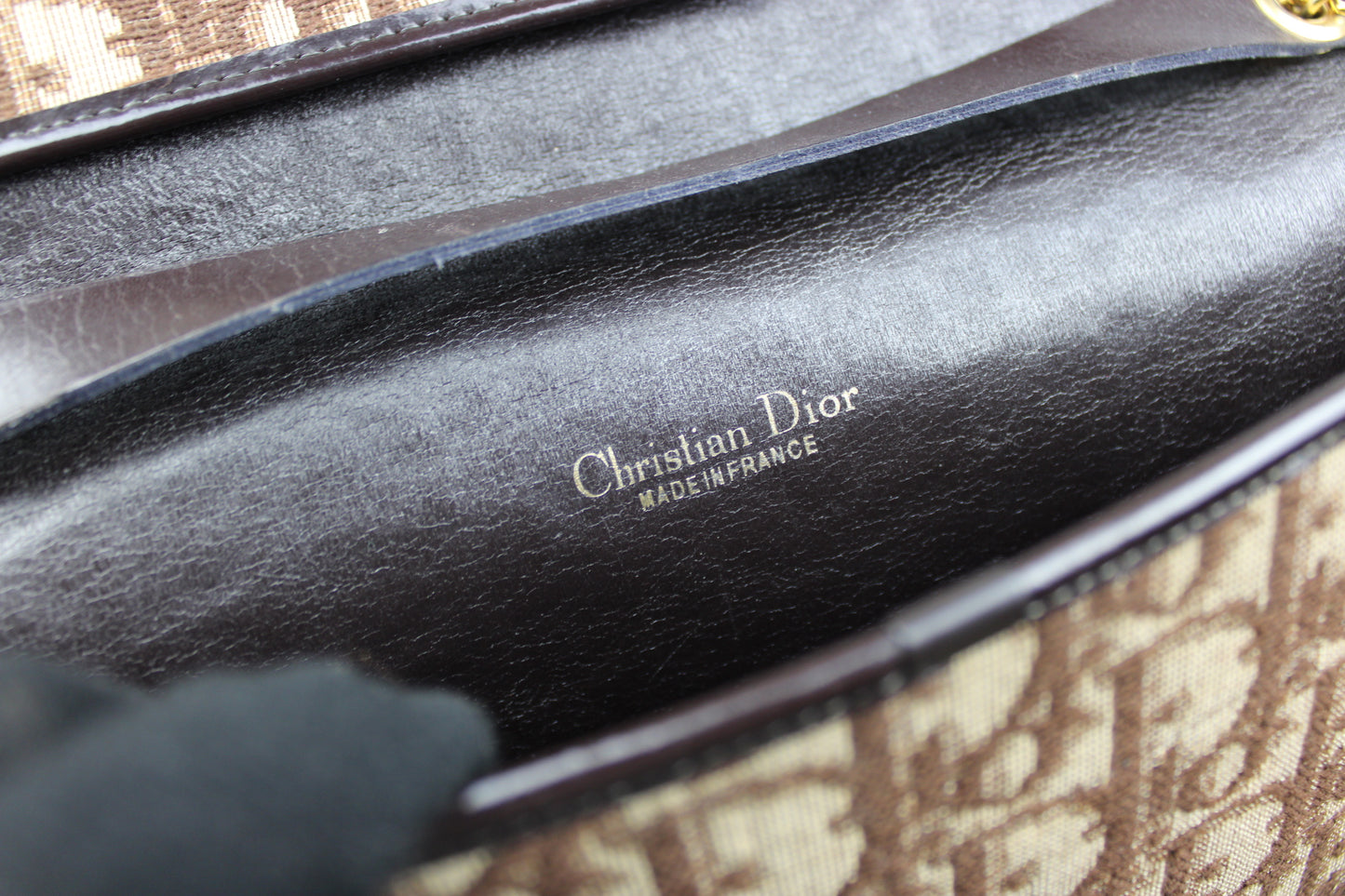 Dior Monogram Shoulder Bag 1980s