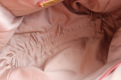 Pre-owned Miu Miu Vitello Lux Pink 2-Way Tote Bag