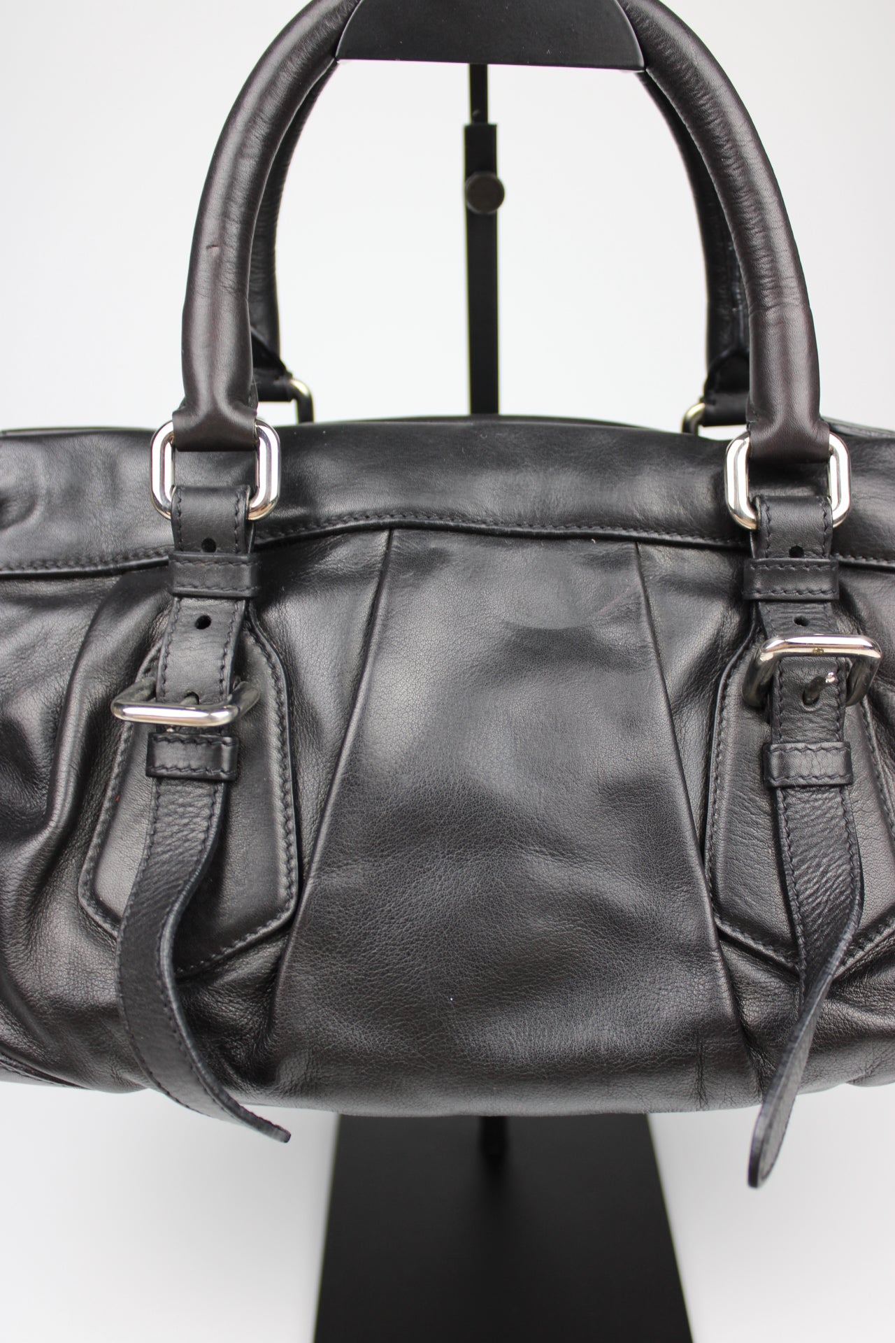 Prada Glacé Calf Leather 2-Way Bag