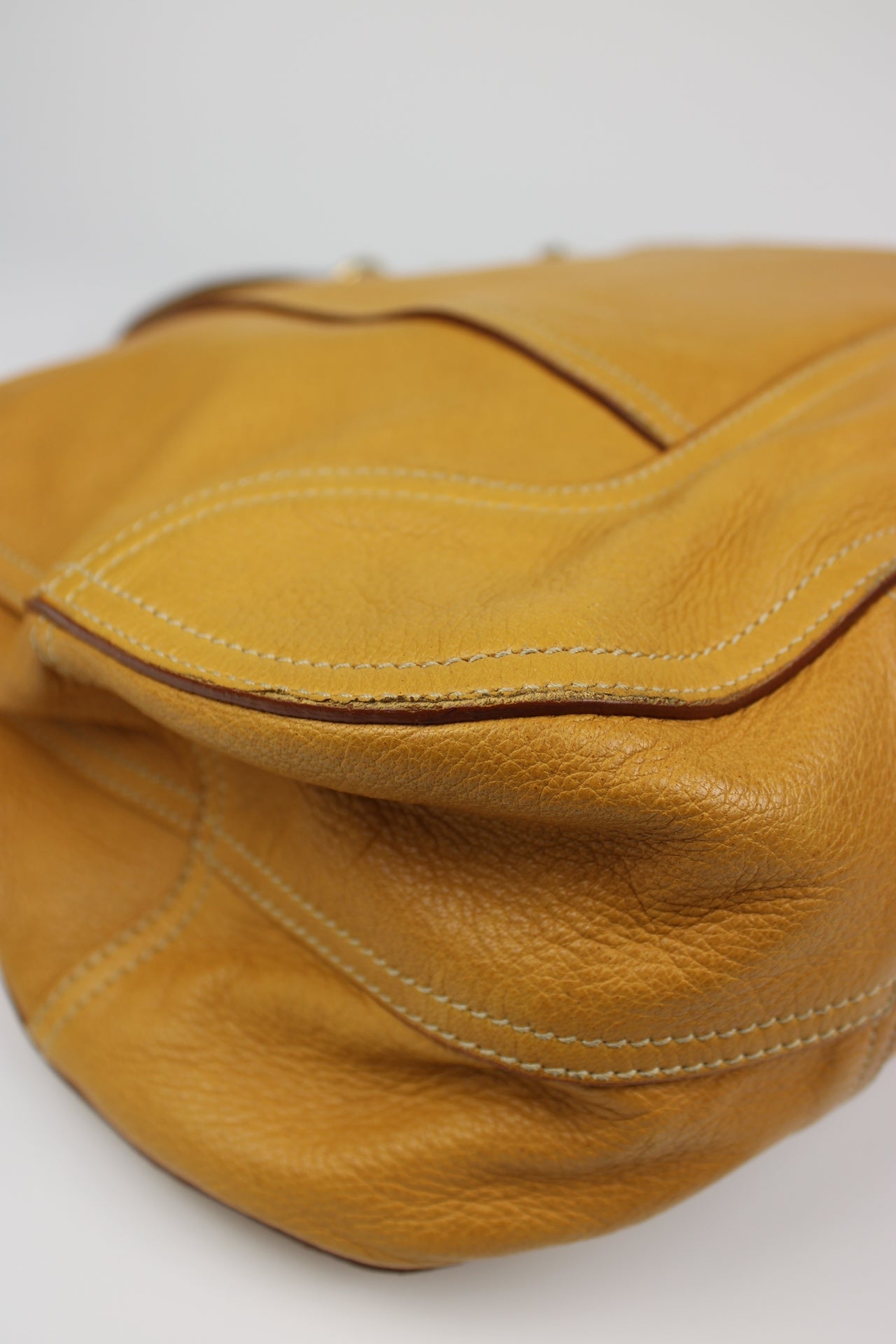 Prada Cervo Leather Hobo Bag