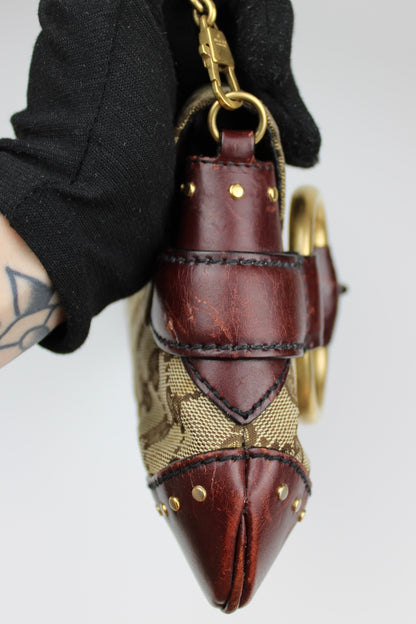 Gucci Tom Ford Monogram Horsebit Bag 2003