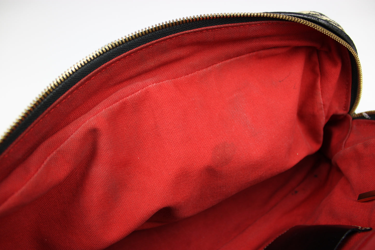 Burberry Nova Check Wool Shoulder Bag