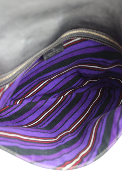 Gucci Guccissima Metallic Silver Leather Britt Hobo Bag