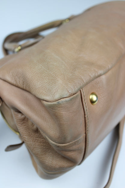 Miu Miu Leather Hobo Bag