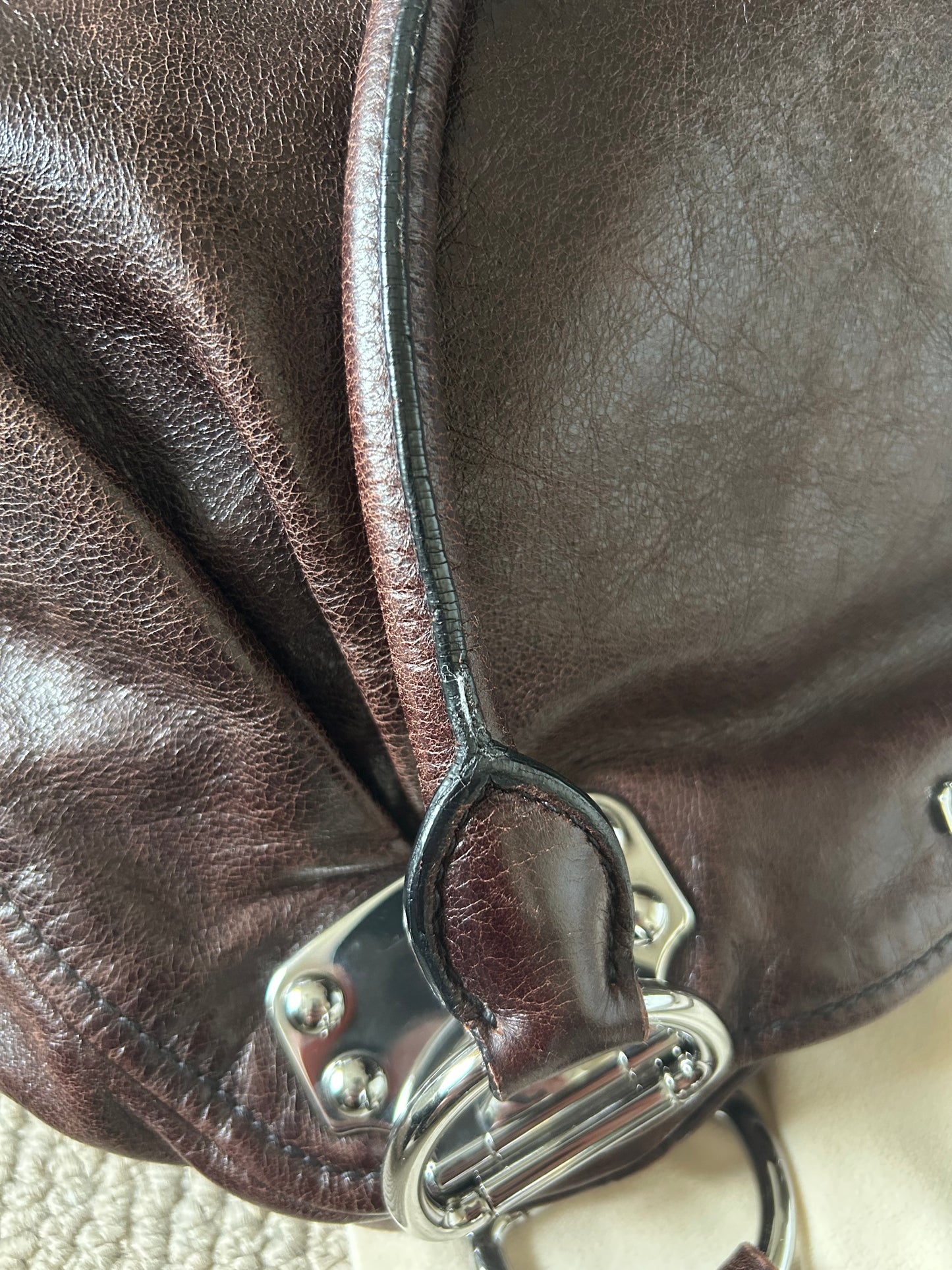 Miu Miu Vitello Hobo Bag