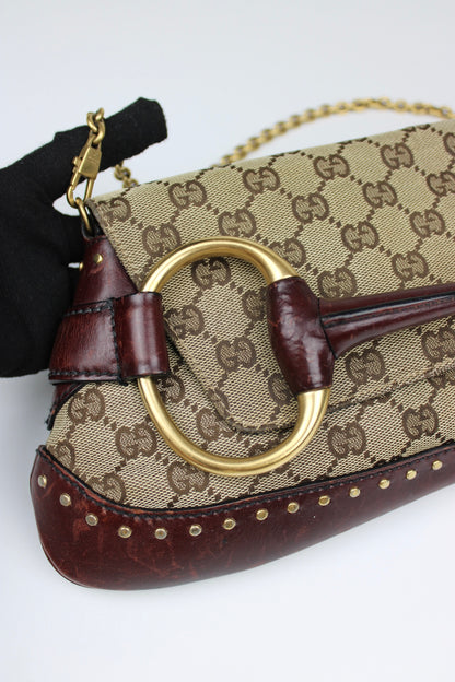 Gucci Tom Ford Monogram Horsebit Bag 2003
