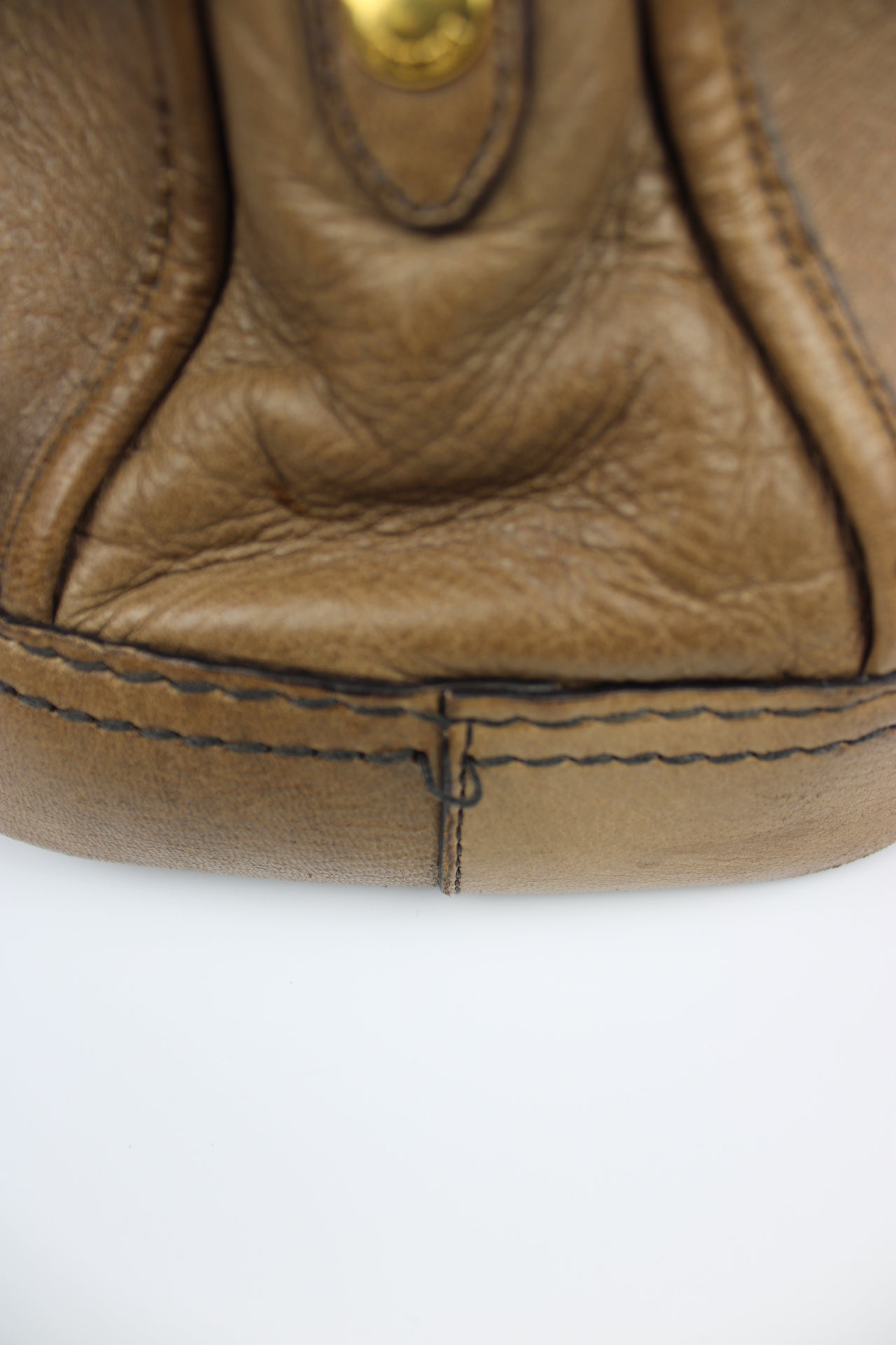 Prada Cervo Bowling Hobo 2-Way Bag