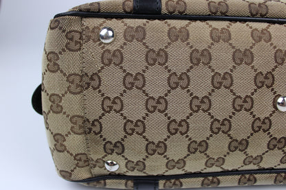 Pre-owned Gucci Monogram Interlocking GG Twins Shoulder Bag