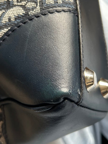Pre-owned Dior Monogram Trotter Mini Tote Bag 2005