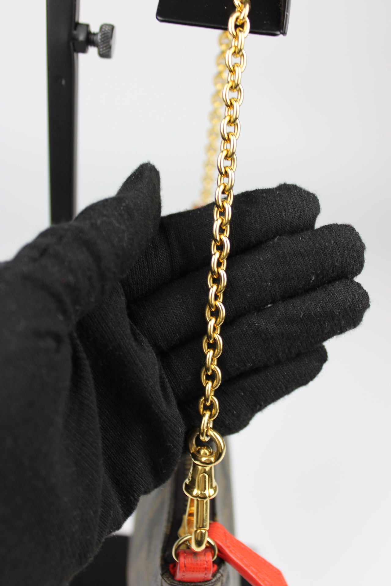 Fendi Zucca Chain Pochette Bag