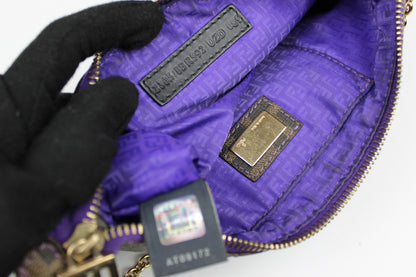 Fendi Zucca Chain Strap Pochette Bag