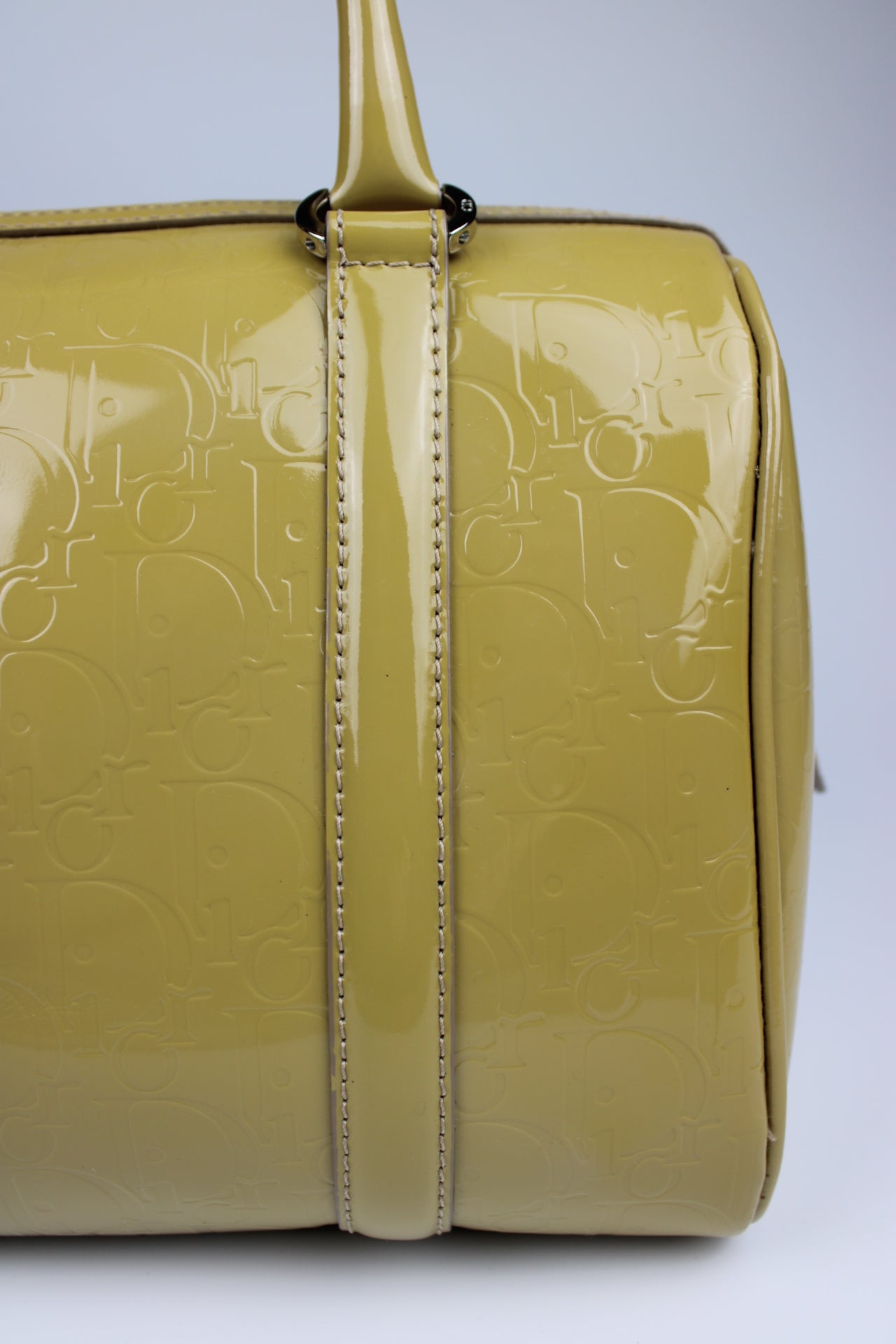 Dior Monogram Patent Boston Bag 2008