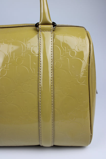 Dior Monogram Patent Boston Bag 2008