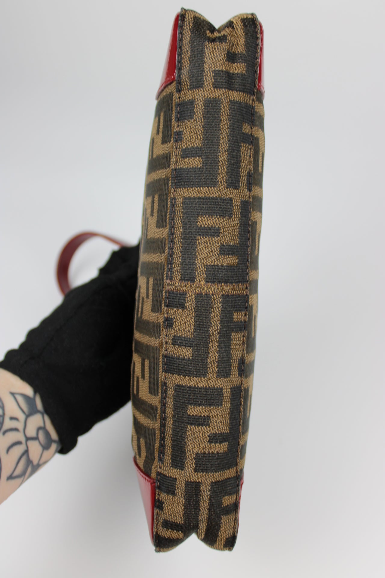 Fendi Zucca Pochette Bag (Restored)