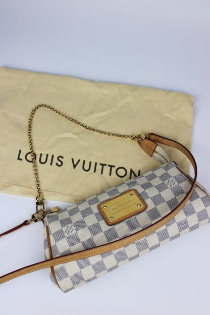 Louis Vuitton Damier Azur Eva Pochette Bag 2012