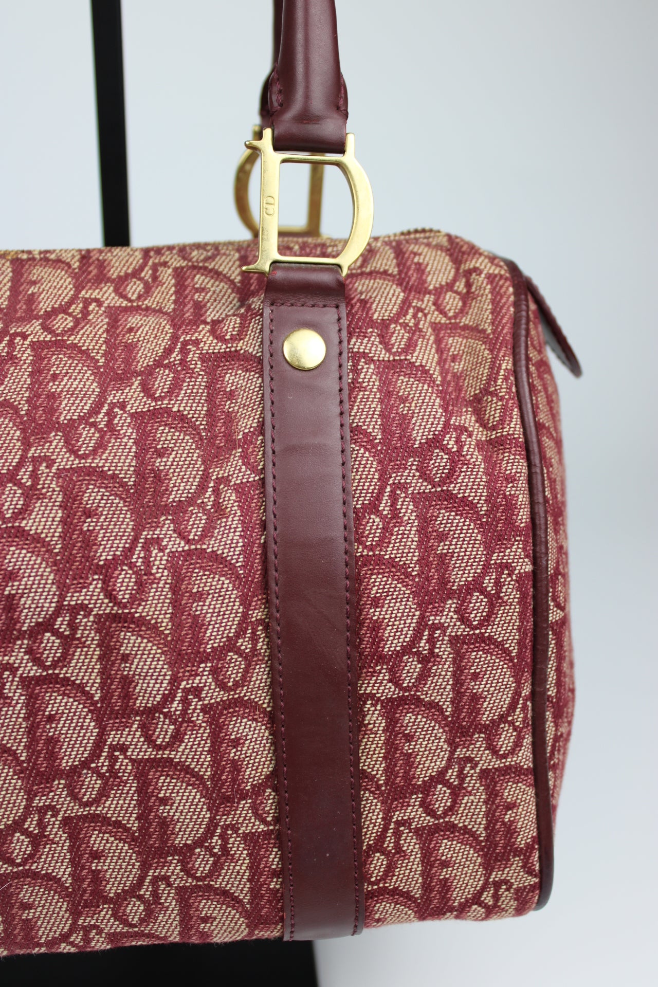 Dior Monogram Trotter Boston Bag 2004
