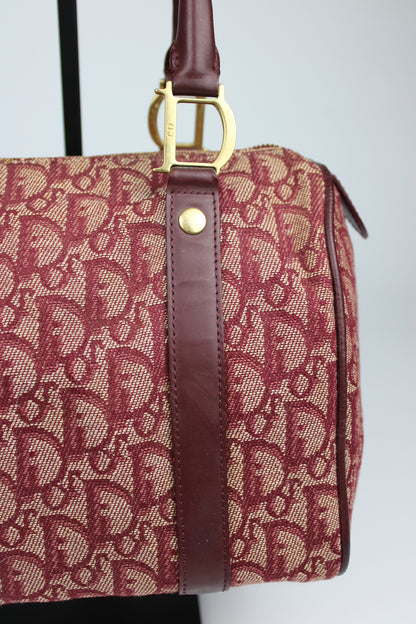 Dior Monogram Trotter Boston Bag 2004