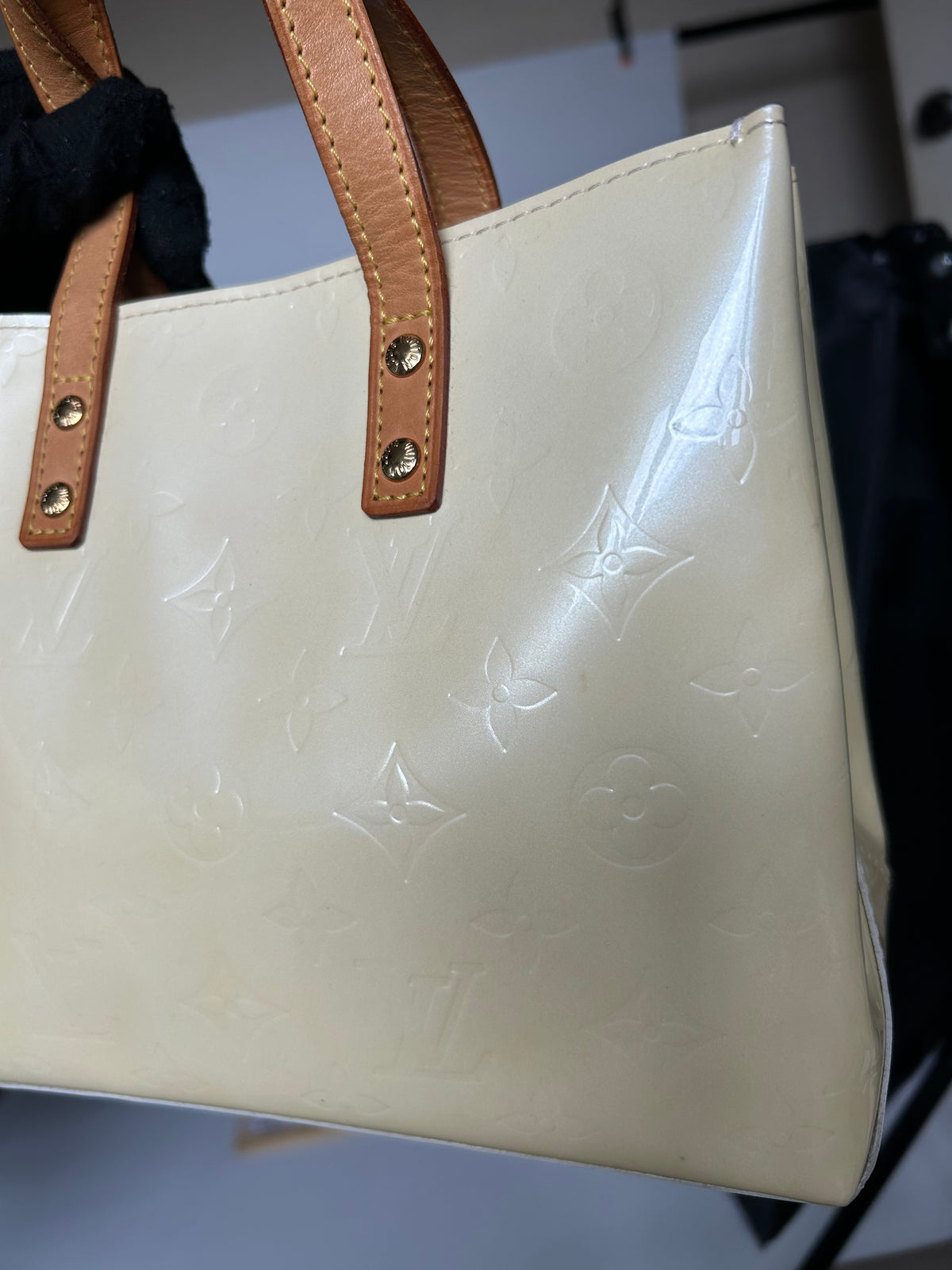 Pre-owned Louis Vuitton Vernis Reade PM Tote Bag 2006 (With Receipt)