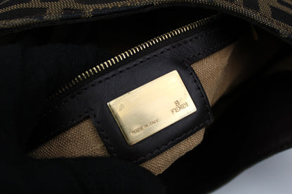 Fendi Zucca Oyster Shoulder Bag