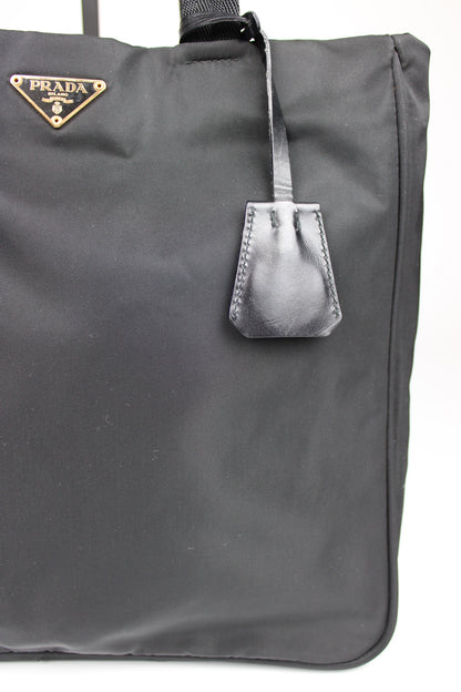 Prada Nylon Tote Shoulder Bag