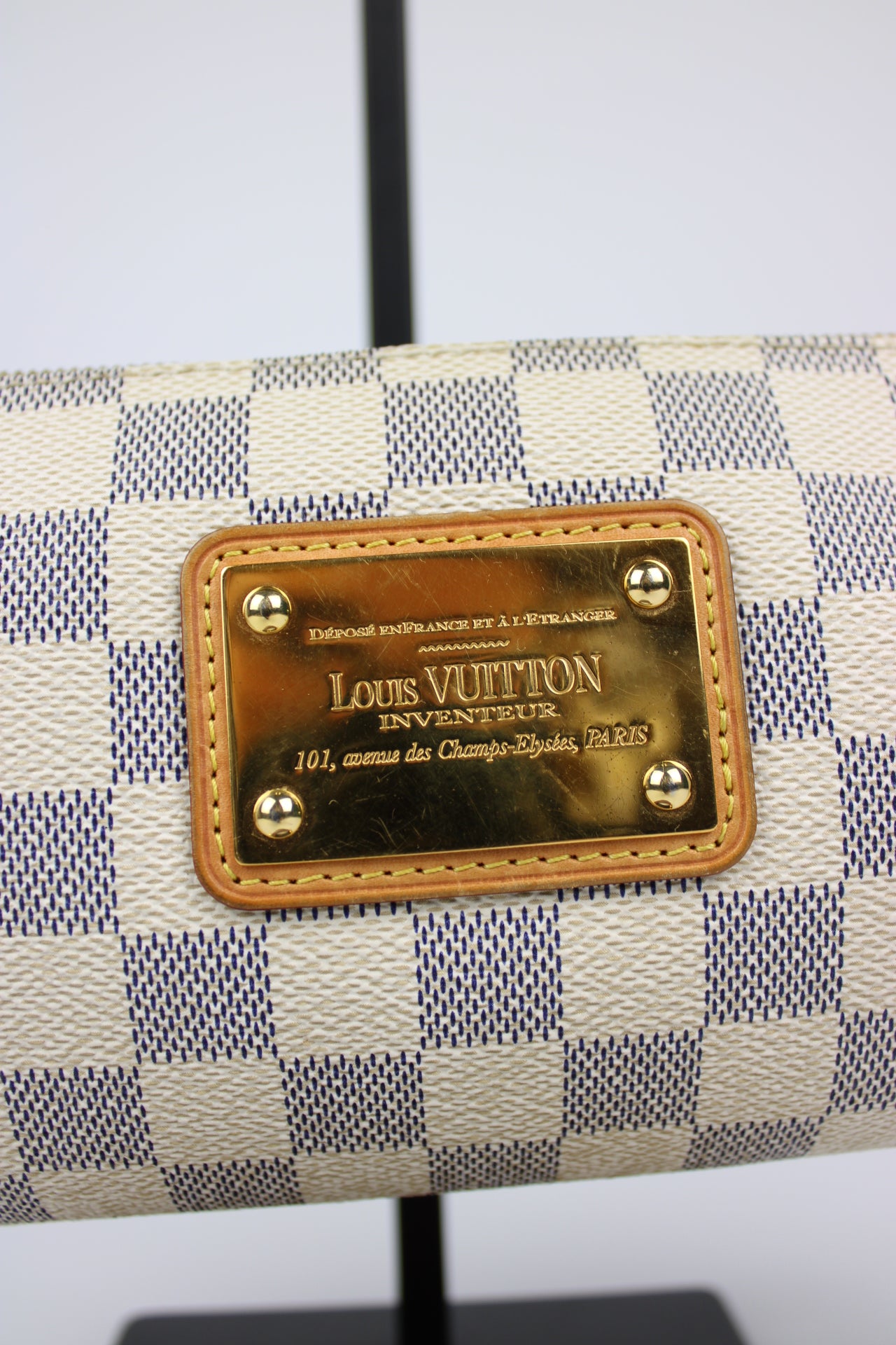 Louis Vuitton Damier Azur Eva Pochette Bag 2012