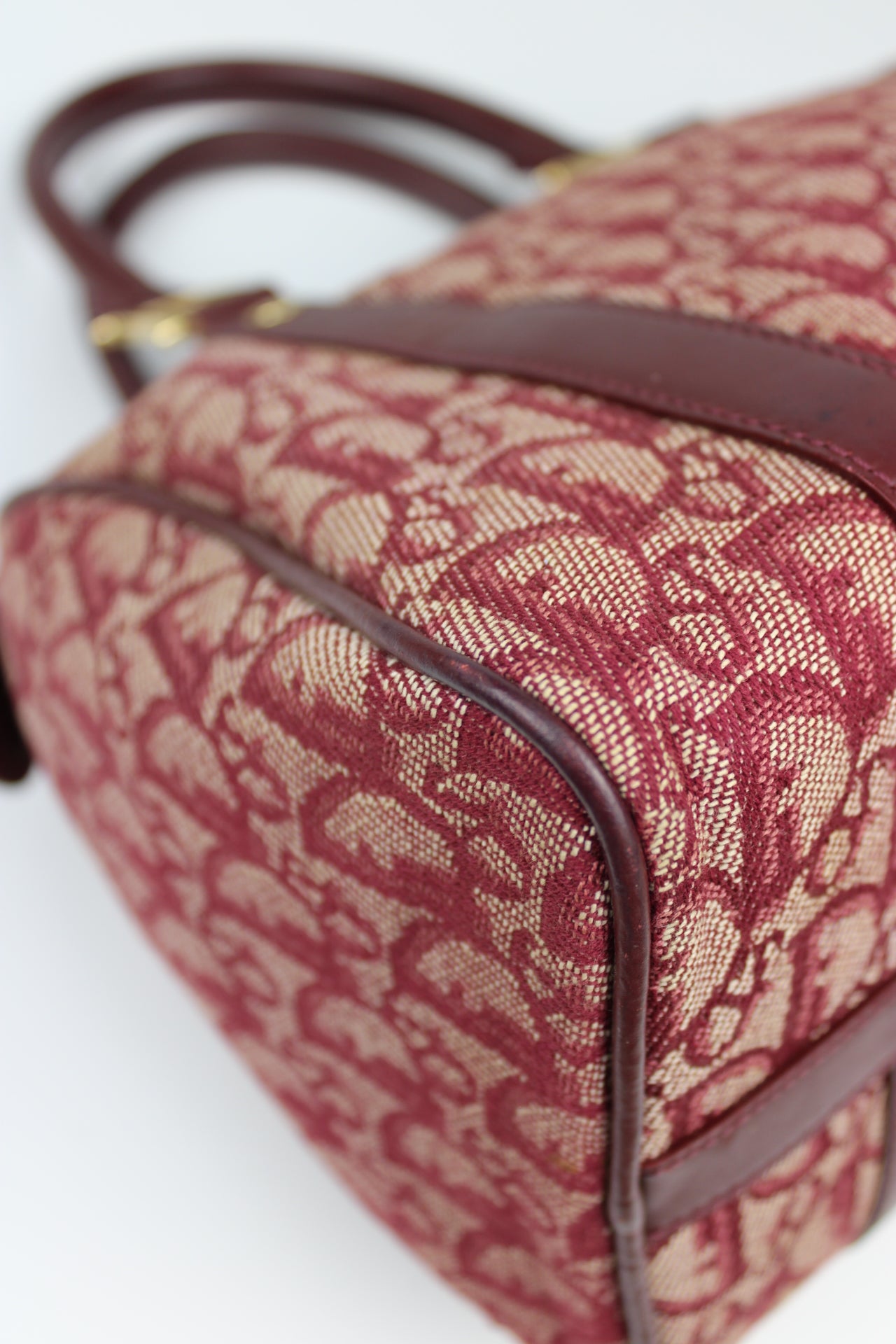 Dior Monogram Trotter Boston Bag 2004