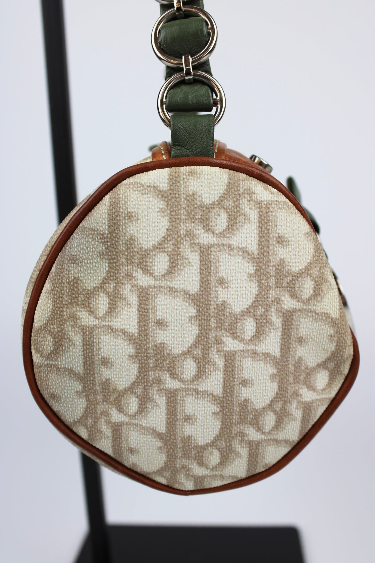 Pre-owned Dior Monogram Romantique Barrel Bag 2007