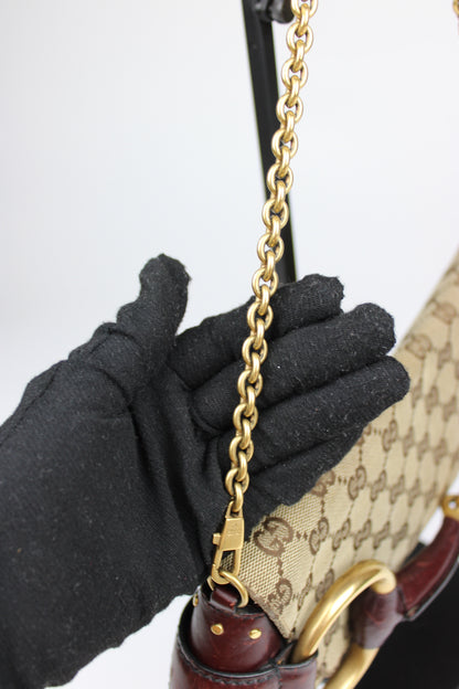 Gucci Tom Ford Monogram Horsebit Bag 2003