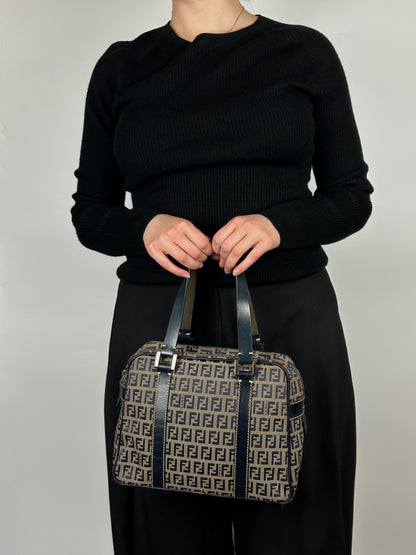 Fendi Zucchino Handbag 1990s