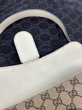 Load image into Gallery viewer, Gucci Monogram Horsebit Shoulder Bag
