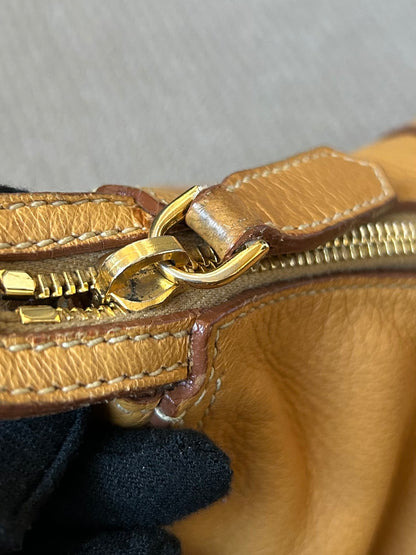 Prada Cervo Leather Hobo Bag