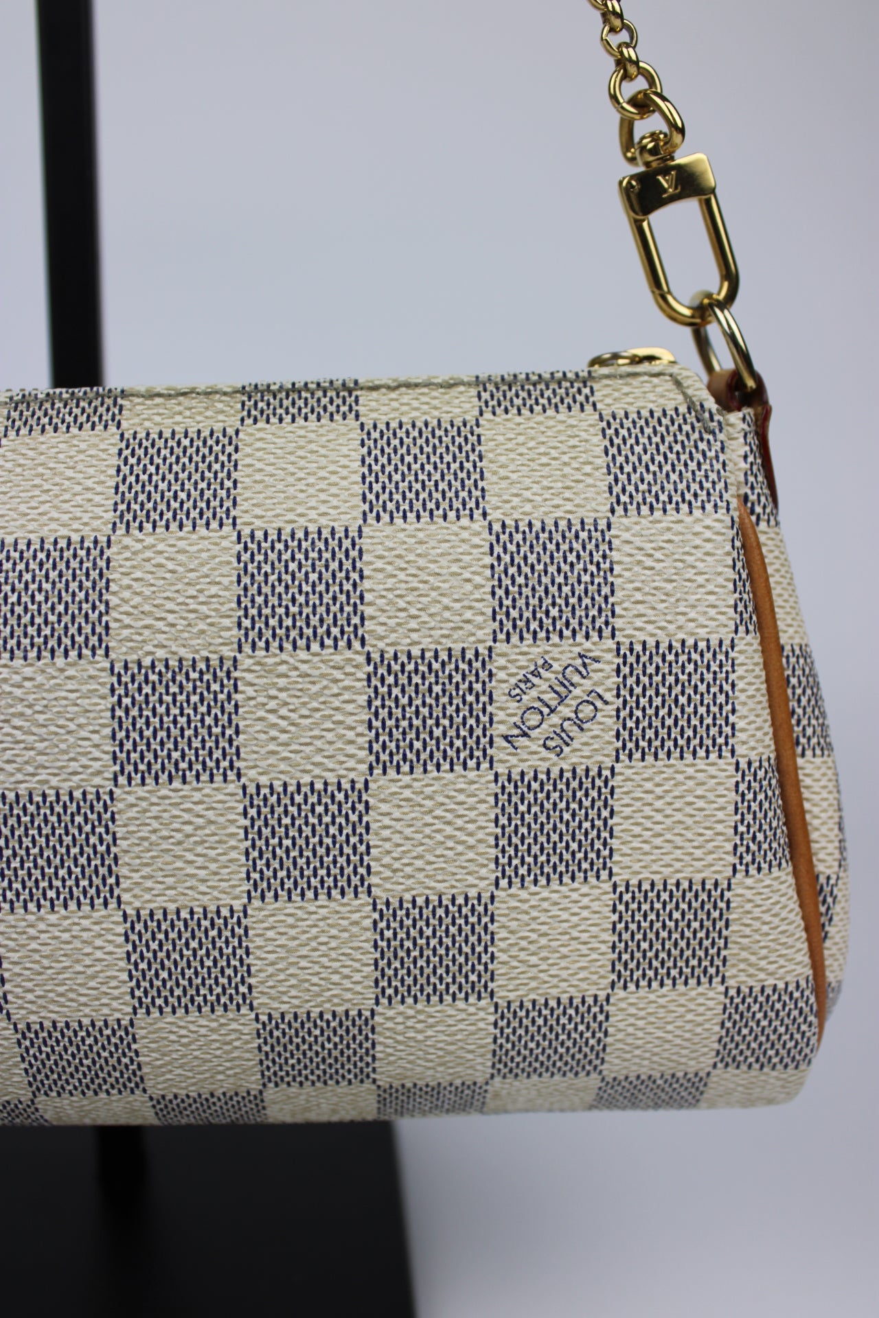 Louis Vuitton Damier Azur Eva Pochette Bag 2012