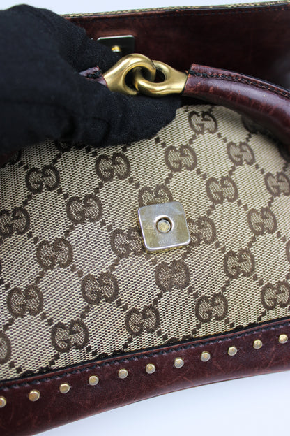 Gucci Tom Ford Monogram Horsebit Bag 2003
