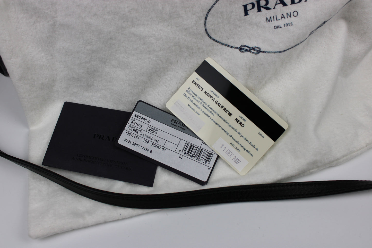 Prada Nappa Gaufre Mini Bag 2007