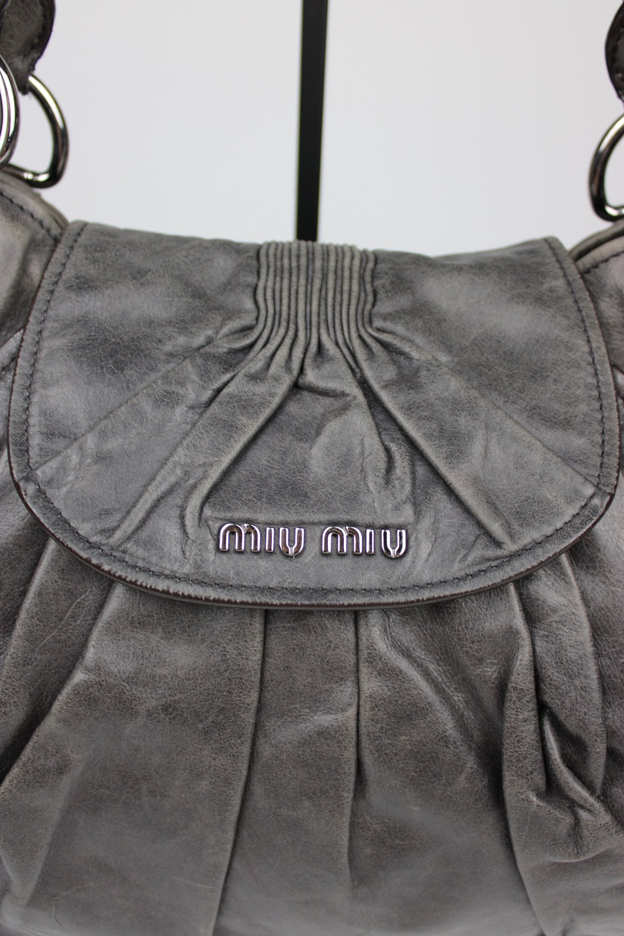 Miu Miu Vitello Shine Tote Bag