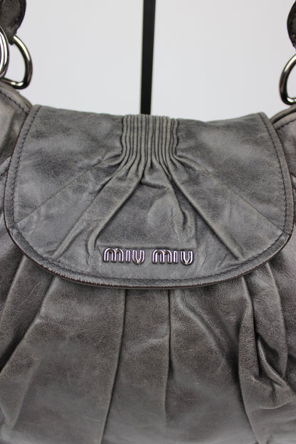 Miu Miu Vitello Shine Tote Bag