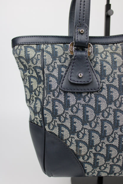Pre-owned Dior Monogram Trotter Mini Tote Bag 2005