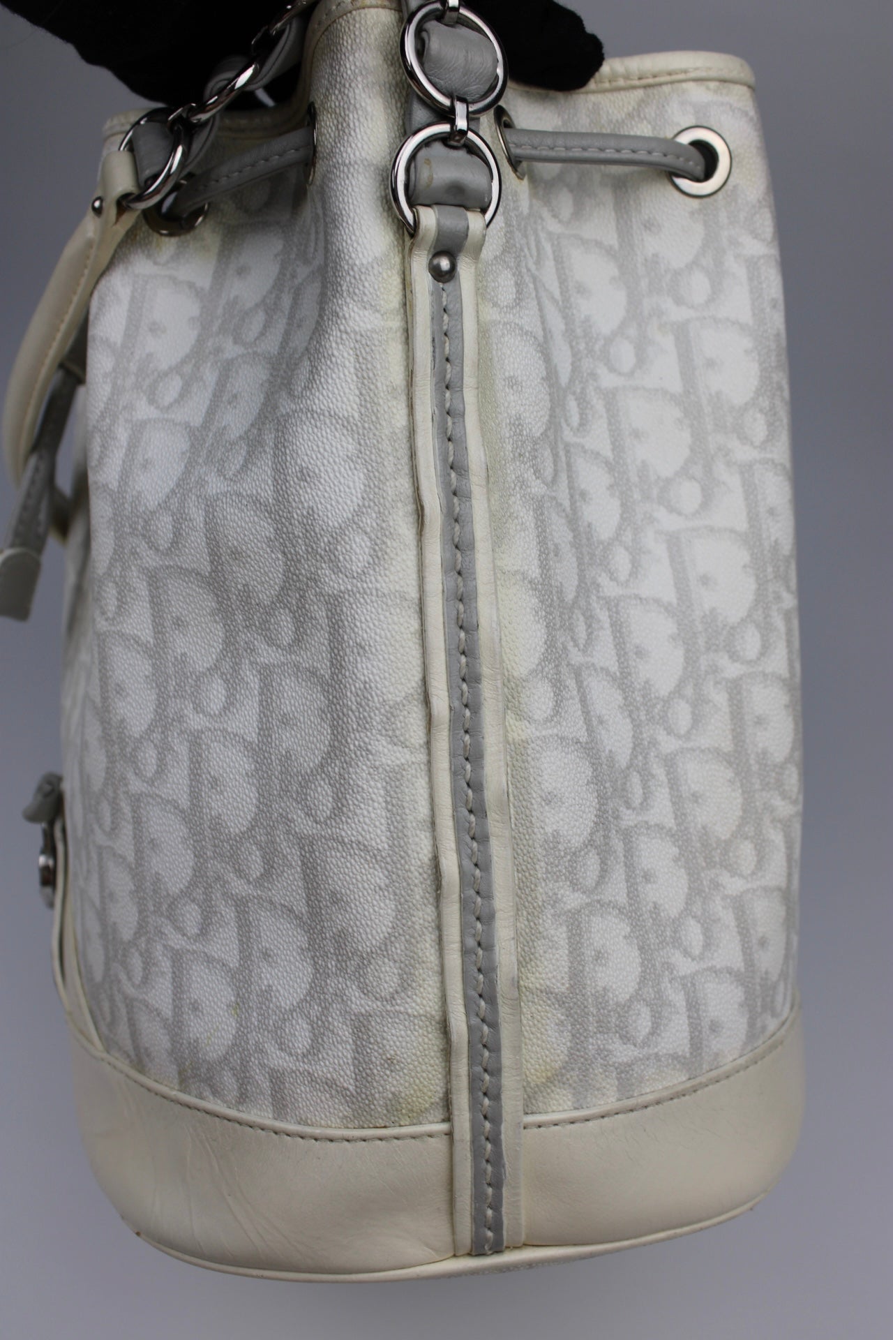 Dior Monogram Romantique Mini Bucket Bag 2007