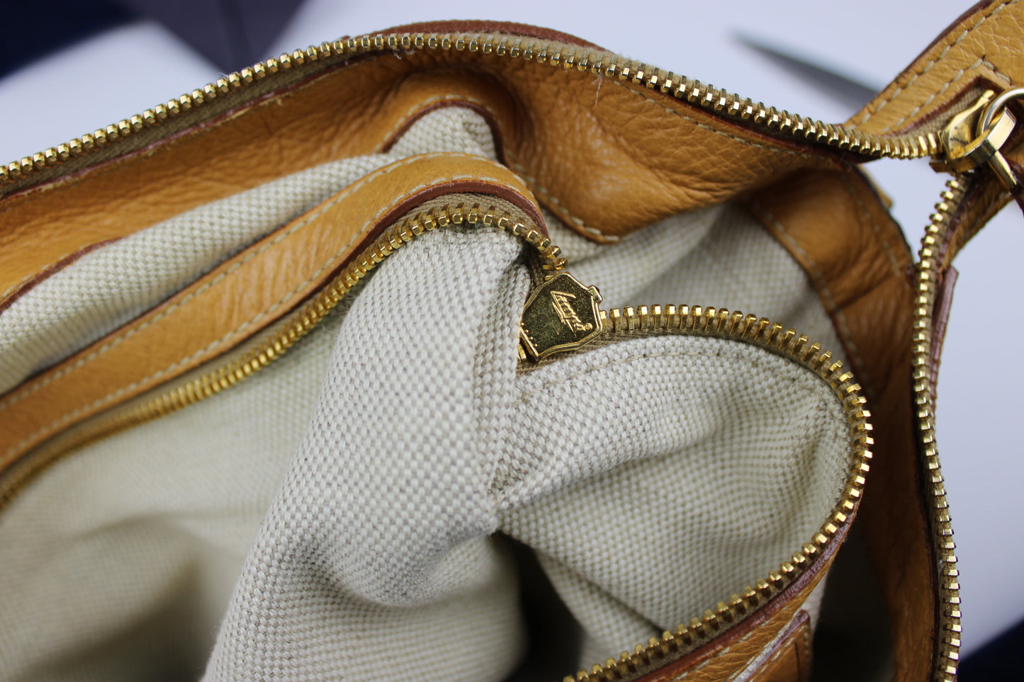 Prada Cervo Leather Hobo Bag