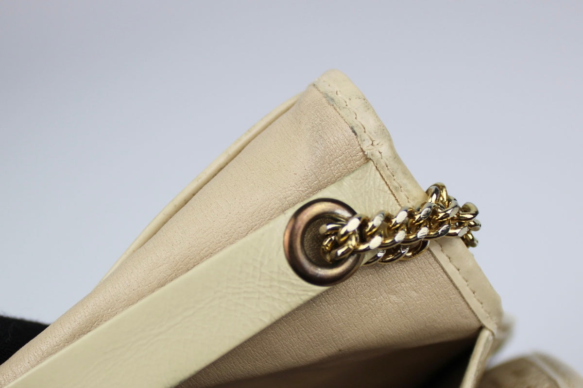 Pre-owned Dior Monogram Oblique Canvas Chain Strap Bag 1980s