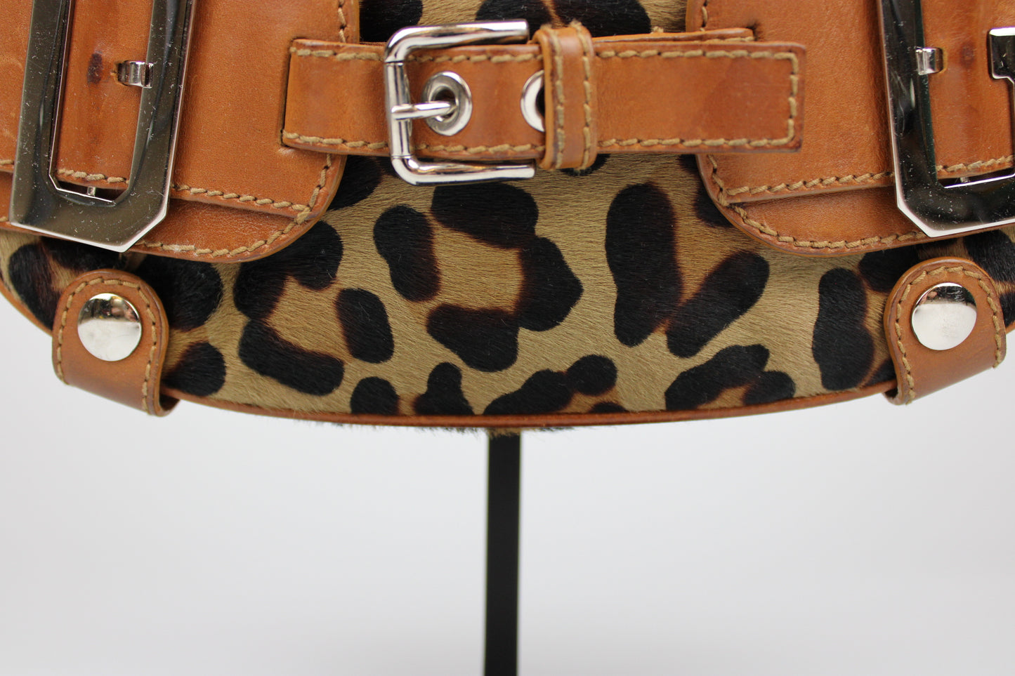 Dolce & Gabbana Pony Hair Leopard Print Bag