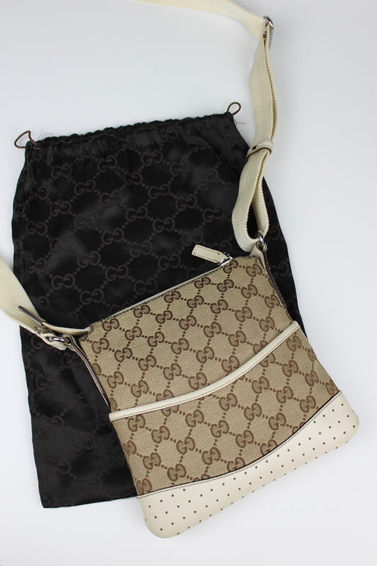 Gucci Monogram Cross Body Bag