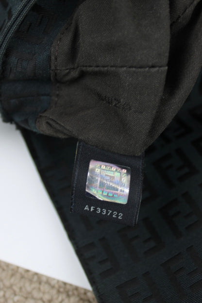 Pre-owned Fendi Zucchino Flap Shoulder Bag